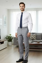 "Ethan" Heather Grey Super 150's Luxury Viscose Blend Suit Pants