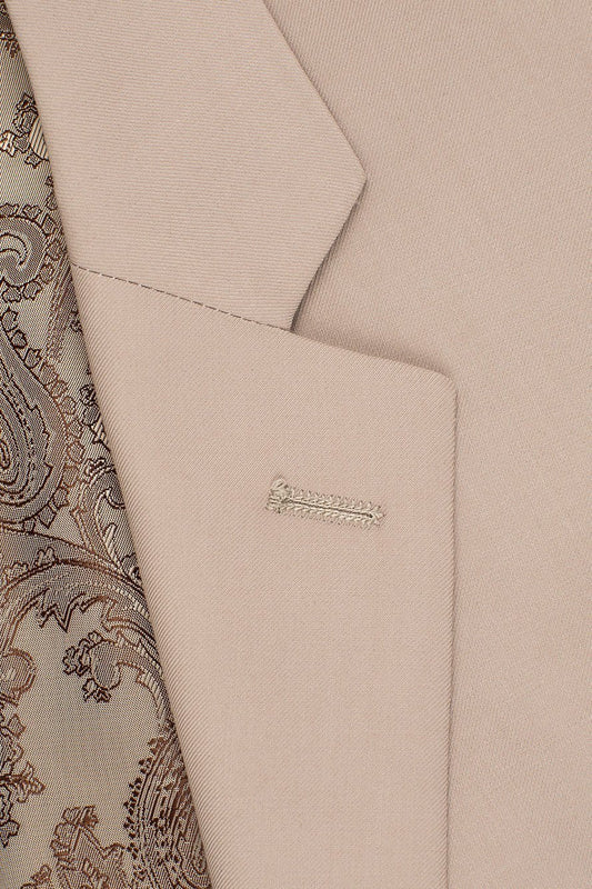 "Madison" Tan Suit Jacket Notch (Separates)